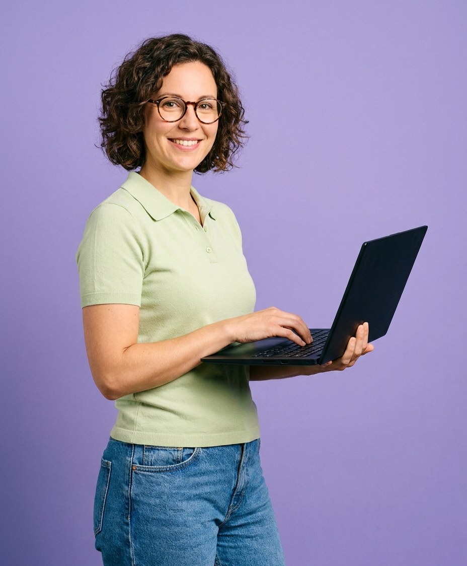 A small-business owner using Luppis